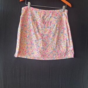 Kensie Pink and Silver Mini Pencil Skirt Night Out